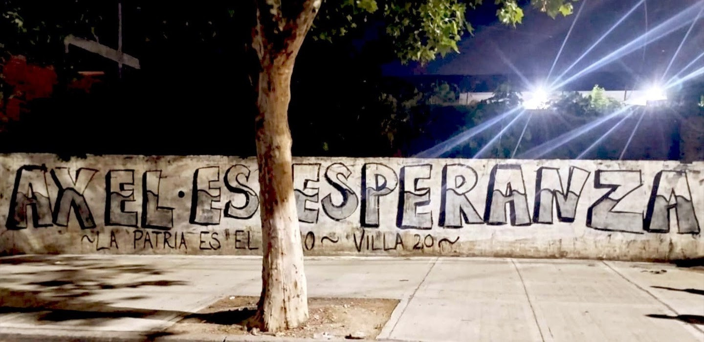 Imagen de  Pintadas en apoyo a Axel en toda la Provincia de Buenos Aires y CABA